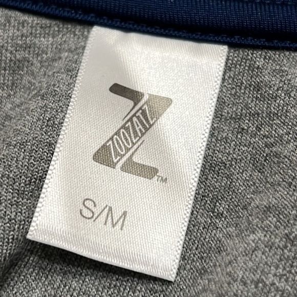 Syracuse University Asymmetrical Zip Gray Hoodie Sweatshirt Sz S/M NWT - Picture 6 of 12